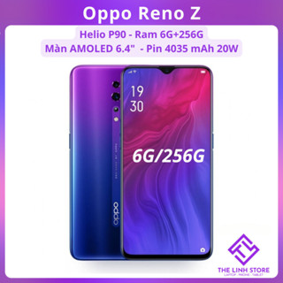 Điện thoại Oppo Reno Z ram 6G 256G - Helio P90 màn AMOLED 6.4 inch
