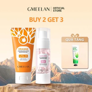 【BUY 2 GET 3】GMEELAN Gel Tẩy Tế Bào Chết Da Mặt 50g+Dưỡng Nách Kem hỗ trợ Sakura Underarm Cream 30g Giảm Thâm Nách