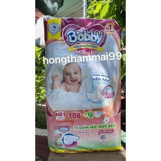 Miếng lót bobby nb1 108+9 miếng date 2027