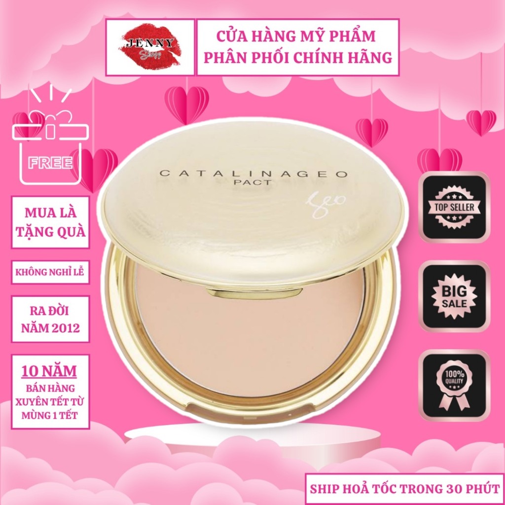 Phấn Phủ Nén Geo Lamy Catalina Golden Pact
