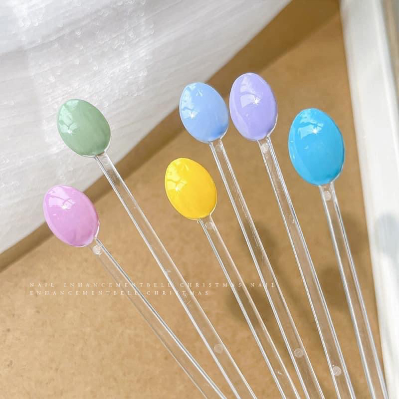 Móng que kẹo sơn mẫu( gói khoảng 50 móng) - Phụ kiện Nail