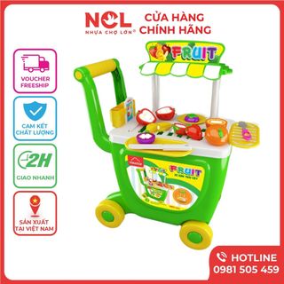 Đồ Chơi Xe đẩy hàng siêu thị Nhựa Chợ Lớn - xe đẩy bán kem