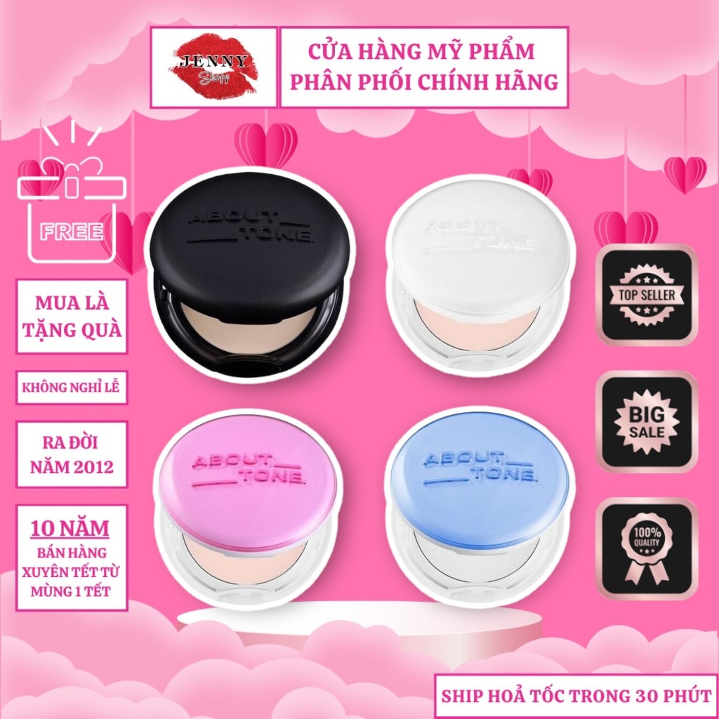 Phấn Phủ Nén Eglips About Tone Powder Pact