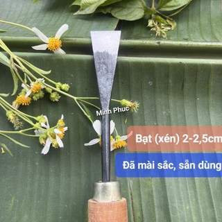 Đục chạm rèn từ thép nhíp xe, cán lim
