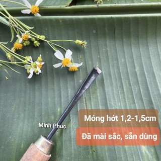 Đục chạm rèn từ thép nhíp xe, cán lim