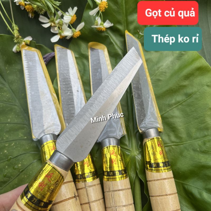 Dao Gọt Hoa Quả 5 Dao Siêu Sắc Lưỡi Thép