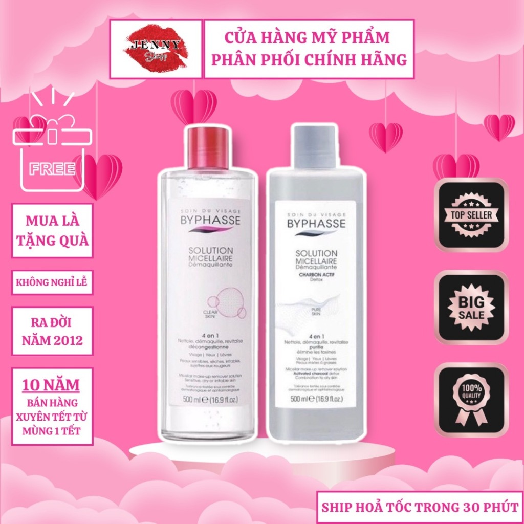 Nước Tẩy Trang Byphasse Solution Micellaire Face 500ml