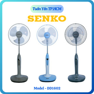 [HỎA TỐC HCM] Quạt đứng có đèn Senko SENKO DD1602 công suất 47w - Bảo Hành 12 tháng - Tuấn Yến
