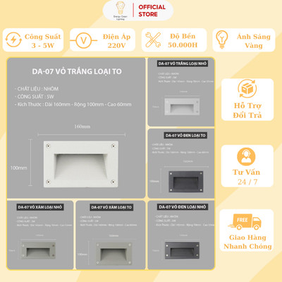 Đèn Âm Tường,Chân Cầu Thang Energy Green Lighting DA-07 - Trang Trí Bậc Cầu Thang