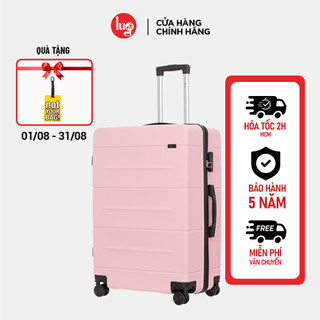 Vali du lịch lug aber mhl027 vali kéo s20/s24/s28 - nhựa abs hạn chế trầy xước - khóa số bảo mật