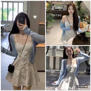 🍊 Set đầm hoa 2s+ car xanh dương 🔥 MEOINDAHOUS 🔥( VUI LÒNG IB MÈO ĐỂ ĐƯỢC TƯ VẤN KÍCH CỠ Ạ)