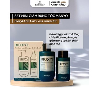 Set mini chăm sóc giảm rụng tóc manyo bioxyl anti hairloss