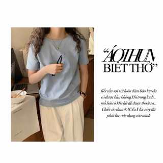 [Đón Hè ] 12Màu Trơn-Áo thun trơnAGE2X form unisex hàngvnxk chất thun83%cotton 4 chiều 220g dầyndặn mềm mịn, chống nhăn