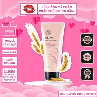 Sữa Rửa Mặt Gạo Hồng Rice Water Bright Cleansing Foam