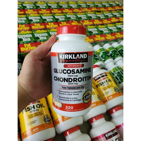 Glucosamine chondroitin Kirkland Signature giảm đau nhức xương khớp hộp 280 viên