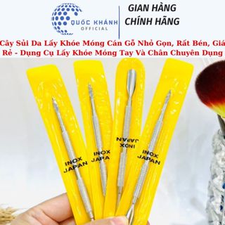 Cây Đẩy Da Chết (Sủi Móng) - Cây Cạo Sơn Gel, Lấy Khóe Móng , Cây Đẩy Da Inox Không Gỉ , ,Cây Sủi Da inox Chuyên Dụng