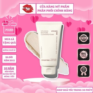Sữa Rửa Mặt Đất Sét Innisfree Volcanic Pore BHA Cleansing Foam
