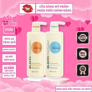 Bộ Dầu Gội Xả & Ủ Tóc Olexrs Hair Salon 100% Argan Oil 500ml