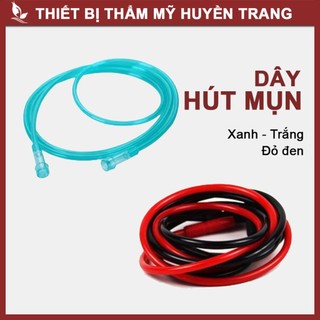 Dây Hút Mụn Màu Xanh Trắng Và Đỏ Đen Tránh Bị Tuột Khỏi Ống hút mụn, Dây Thở Oxy Trong Vật Tư Y Tế