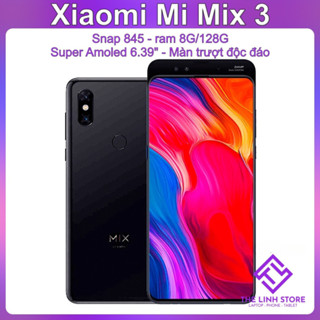 Điện thoại Xiaomi Mi Mix 3 Rom Quốc tế tiếng Việt - Màn AMOLED trượt Ram 8G 128G