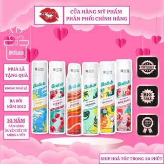 Dầu Gội Khô Batiste Dry Shampoo 200ml