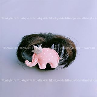 Kẹp Tóc Giả Cây Dừa Htbabykids Cho Bé Gái Mềm Mại