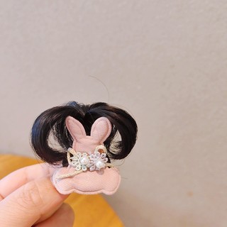 Kẹp Tóc Giả Cây Dừa Htbabykids Cho Bé Gái Mềm Mại