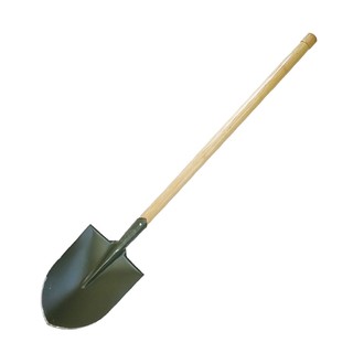 Xẻng làm vườn cán gỗ dài 120cm lưỡi thép sơn tĩnh điện dày chắc độ bền cao