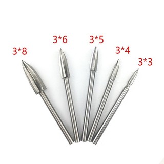 Bộ 5 mũi khắc gỗ gắn cho máy đục gỗ - máy điêu khắc gỗ cầm tay mini