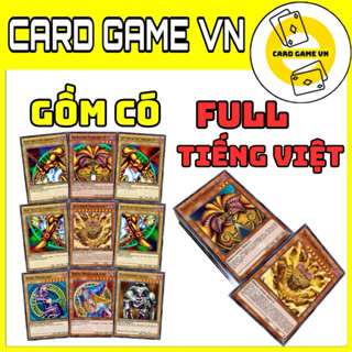 [BÀI IN] Bài YuGiOh Tiếng Việt/Anh - Bộ 45 lá bài YuGi Exodia Deck trong Legendary Deck 1 - Card Game VN