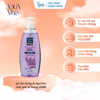 Gel tắm chiết xuất hoa oải hương Aqua Vera 500ml