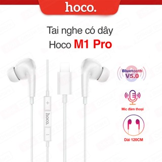 Tai Nghe Có Dây kết nối Bluetooth V5.0 Hoco M1 Pro LN Dây Tráng Men TPE Điều Khiển Dây dùng cho 11/12/13 dài 120cm