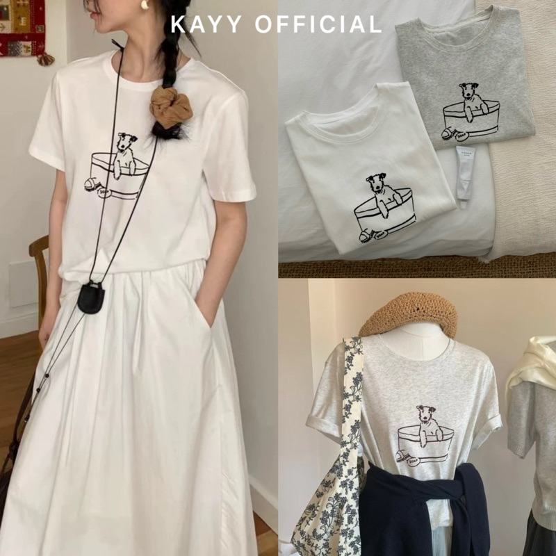 KAYY. Áo pull in cún _ P1501 (ảnh thật)