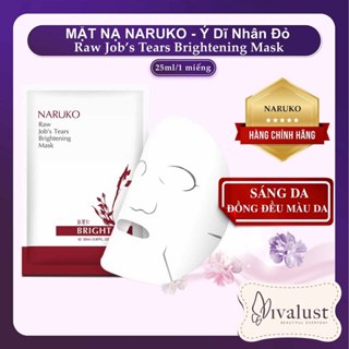 [Chính Hãng] Mặt Nạ NARUKO Ý Dĩ Nhân Đỏ 25ml/m - Dưỡng Trắng Da (Miếng Lẻ)