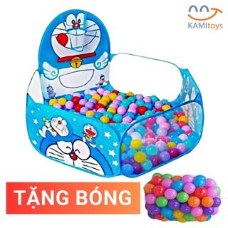 Nhà bóng cho bé tự bung gấp gọn Tặng bóng (Chọn mẫu) lều banh bóng rổ khung thép dẻo vải dù mã 50079