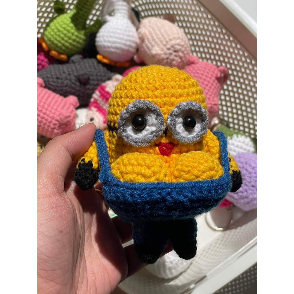 [MÓC KHOÁ - Có sẳn] Móc khoá minion len sexy (minions dzú bự/minions ngực to/minions) móc len handma