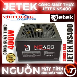 Nguồn máy tính jetek ns400 400w công suất thực đẹp như mới bh t11/2026