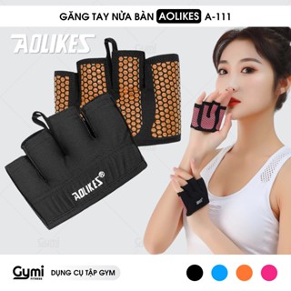 Găng Tay Gym Nữ Nửa Bàn Aolikes A-111 - Găng Tay Thể Thao Nửa Ngón