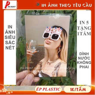 In ảnh 6x9 giá 1k/tấm ép plastic bo góc