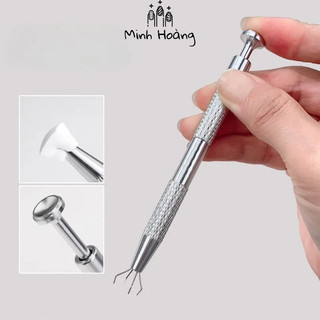 Cây gắp mút dặm omber bằng kim loại cực chắc chắn