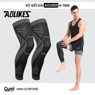 Băng Bảo Vệ Gối Dài Aolikes A-7060, Chân Chống Nặng, Bảo Vệ Gối,Giảm Chấn Thương Thể Thao Chính Hãng