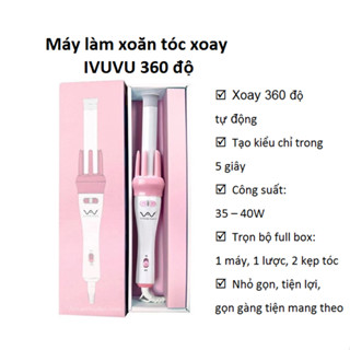 Máy uốn tóc Vivid tạo kiểu tóc lượn sóng bồng bềnh tại nhà chỉ trong một vài phút tiện lợi