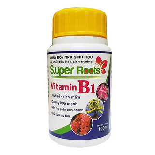Phân bón lá vitamin B1 Super roots B1 chai 100ml kích mầm, rễ, hoa lâu tàn