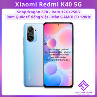 Điện thoại Xiaomi Redmi K40 Rom Quốc tế có tiếng Việt - Snapdragon 870
