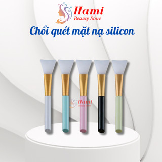 Cọ trộn mặt nạ đầu silicon cao cấp mềm mại 14cm