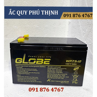 Ắc quy khô dành cho UPS GLOBE 12V- 7.5Ah WP7.5-12