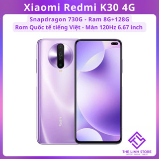 Điện thoại Xiaomi Redmi K30 4G Rom Quốc tế tiếng Việt - Snapdragon 730G ram 8G 128G