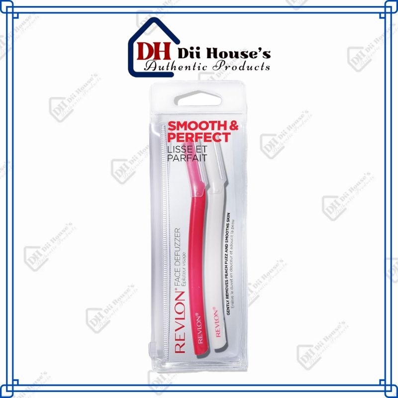 Set 2 Dao Cạo Lông Mặt, Tỉa Chân Mày Revlon Dermaplaning Tool, Facial Razor & Hair Removal Tool.