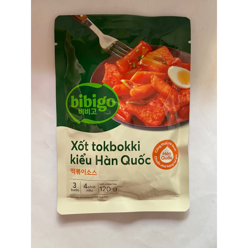 Xốt nấu Tokbokki Bánh Gạo Hàn Quốc Bibigo vị cay ngọt 120g [HN giao hỏa tốc] - Ảnh 2