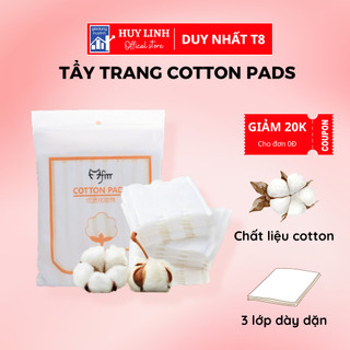Bông tẩy trang 3 lớp - Bông tẩy trang 2 mặt COTTON PADS gói 222 miếng (B222)